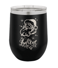 Load image into Gallery viewer, Santa Laser Engraved Wine Tumbler (Etched)
