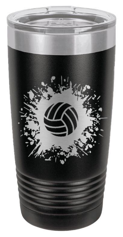 Volleyball Laser Engraved Tumbler (Etched)