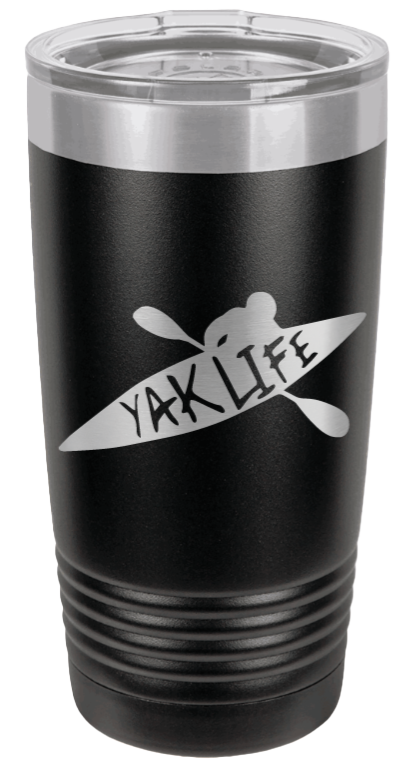 Yak Life Laser Engraved Tumbler (Etched)