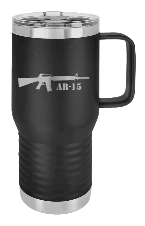 AR-15 Laser Engraved Mug (Etched)