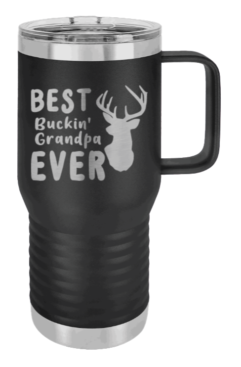 Best Buckin' Grandpa Laser Engraved Mug (Etched)