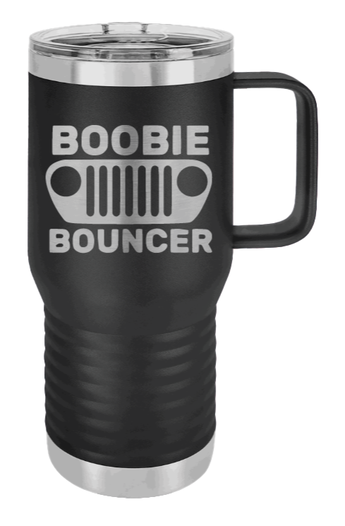 Boobie Bouncer Laser Engraved Mug (Etched)