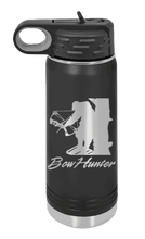 Load image into Gallery viewer, Bow Hunter Laser Engraved Water Bottle (Etched)
