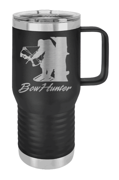 Bow Hunter Laser Engraved Mug (Etched)