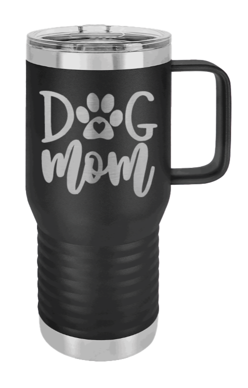 Dog Mom Laser Engraved Mug (Etched)
