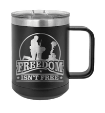 Load image into Gallery viewer, Freedom Isn&#39;t Free Laser Engraved Mug (Etched)

