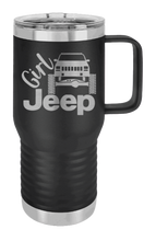 Load image into Gallery viewer, Girl Jeep Cherokee Laser Engraved Mug (Etched)
