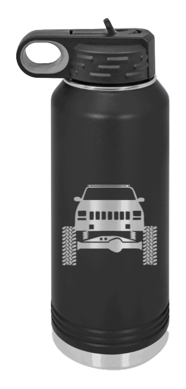 Jeep Cherokee Laser Engraved Water Bottle (Etched)