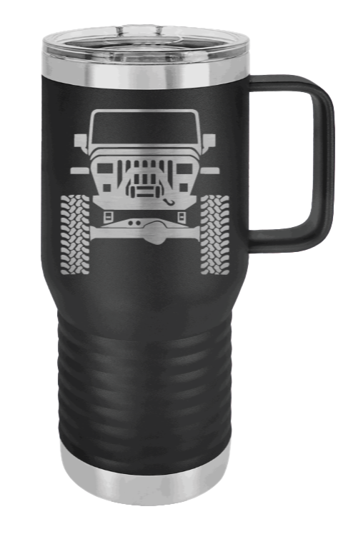Jeep YJ Laser Engraved Mug (Etched)
