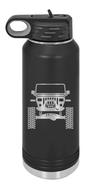 Jeep YJ Laser Engraved Water Bottle (Etched)