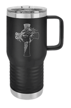 Load image into Gallery viewer, Jesus Cross Laser Engraved Mug (Etched)
