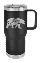 Load image into Gallery viewer, Mama Bear Floral Laser Engraved Mug (Etched)
