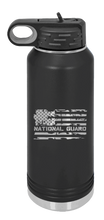 Load image into Gallery viewer, National Guard Flag Laser Engraved Water Bottle  (Etched)
