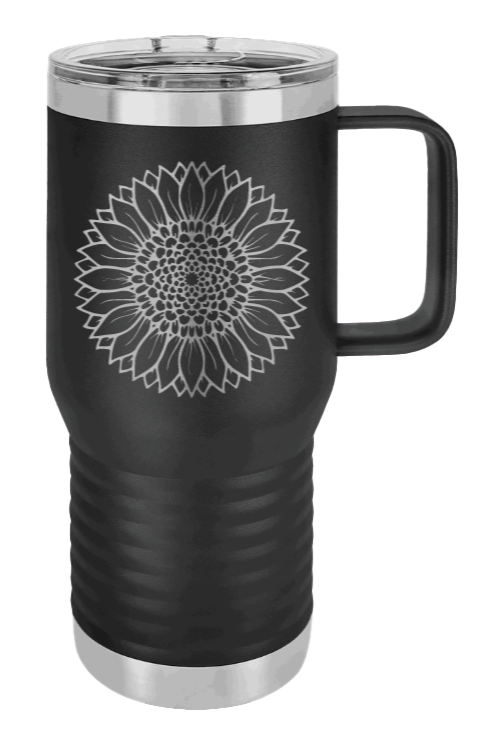 Sunflower Laser Engraved Mug (Etched)