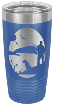 Load image into Gallery viewer, Hunter with Dog Laser Engraved Tumbler (Etched)
