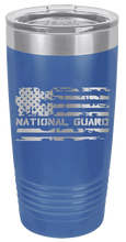 Load image into Gallery viewer, National Guard Flag Laser Engraved Tumbler (Etched)
