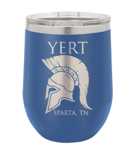 Yert - Sparta, TN Laser Engraved Wine Tumbler (Etched)