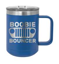 Load image into Gallery viewer, Boobie Bouncer Laser Engraved Mug (Etched)
