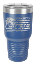 Load image into Gallery viewer, Coast Guard Flag Laser Engraved Tumbler (Etched)
