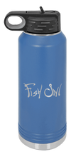 Load image into Gallery viewer, Fish On Laser Engraved Water Bottle (Etched)
