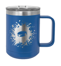 Load image into Gallery viewer, Hockey Laser Engraved Mug (Etched)
