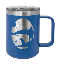 Load image into Gallery viewer, Hunter with Dog Laser Engraved Mug (Etched)
