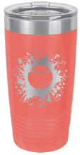 Load image into Gallery viewer, Baseball Laser Engraved Tumbler (Etched)
