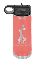 Load image into Gallery viewer, Coon Hunting Laser Engraved Water Bottle (Etched)
