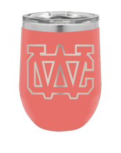 Load image into Gallery viewer, WCHS (Warren County, TN) Laser Engraved Wine Tumbler (Etched)
