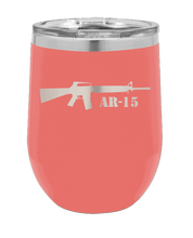 Load image into Gallery viewer, AR-15 Laser Engraved Wine Tumbler (Etched)
