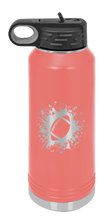 Load image into Gallery viewer, Football Laser Engraved Water Bottle (Etched)
