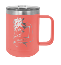 Load image into Gallery viewer, Jeep Girl Laser Engraved Mug (Etched)
