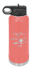Load image into Gallery viewer, Kayaking Makes Me Wet Laser Engraved Water Bottle (Etched)
