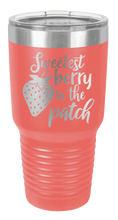Load image into Gallery viewer, Sweetest Berry in the Patch Laser Engraved Tumbler (Etched)
