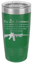 Load image into Gallery viewer, 2nd Amendment Laser Engraved Tumbler (Etched)
