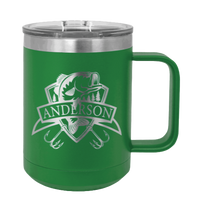 Load image into Gallery viewer, Bass with Customizable Banner Laser Engraved Mug (Etched)

