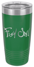 Load image into Gallery viewer, Fish On Laser Engraved Tumbler (Etched)
