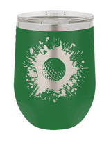 Load image into Gallery viewer, Golf Laser Engraved Wine Tumbler (Etched)
