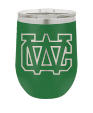 Load image into Gallery viewer, WCHS (Warren County, TN) Laser Engraved Wine Tumbler (Etched)
