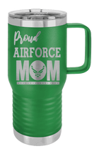 Load image into Gallery viewer, Proud U.S. Air Force Mom Laser Engraved Mug (Etched)
