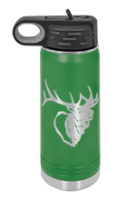 Load image into Gallery viewer, Elk Design Laser Engraved Water Bottle (Etched)
