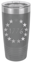 Load image into Gallery viewer, 1776  Patriotic Tumbler Laser Engraved (Etched)
