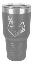 Load image into Gallery viewer, Buck Doe Love Laser Engraved Tumbler (Etched)
