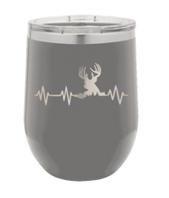 Load image into Gallery viewer, Deer Heartbeat Laser Engraved Wine Tumbler (Etched)
