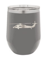 Load image into Gallery viewer, Blackhawk Laser Engraved Wine Tumbler (Etched)
