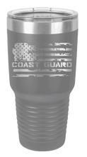 Load image into Gallery viewer, Coast Guard Flag Laser Engraved Tumbler (Etched)
