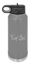 Load image into Gallery viewer, Fish On Laser Engraved Water Bottle (Etched)
