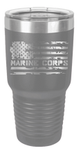Load image into Gallery viewer, Marine Corps Flag Laser Engraved Tumbler (Etched)
