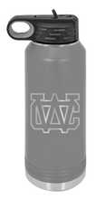 Load image into Gallery viewer, WCHS (Warren County, TN) Laser Engraved Water Bottle (Etched)
