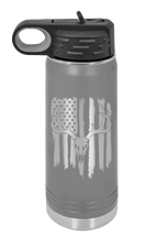 Load image into Gallery viewer, Deer Flag 2 Laser Engraved Water Bottle (Etched)
